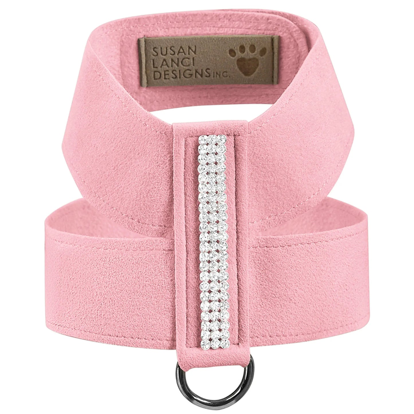 Susan Lanci Designs 3 Row Giltmore Crystals Tinkie Harness - Pets Perfect