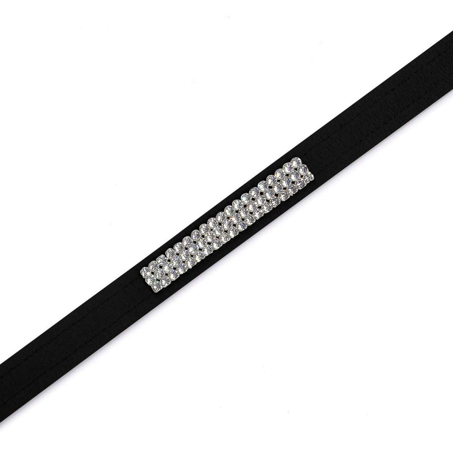 Susan Lanci Designs 3 Row Giltmore Crystals Leash - Pets Perfect