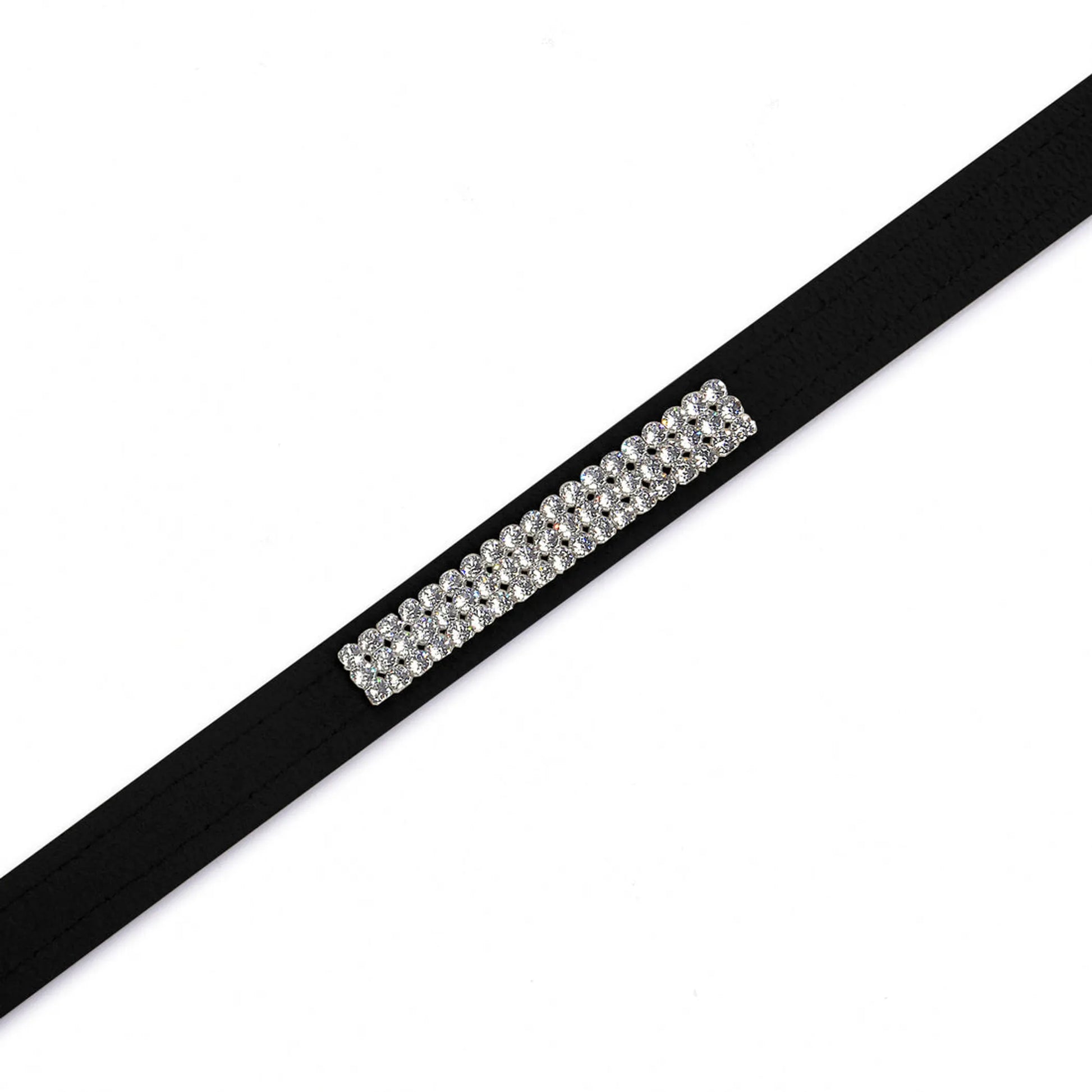 Susan Lanci Designs 3 Row Giltmore Crystals Leash - Pets Perfect