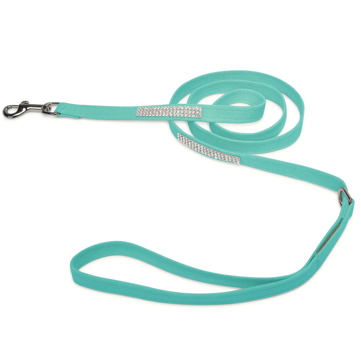 Susan Lanci Designs 3 Row Giltmore Crystals Leash - Pets Perfect