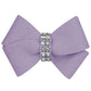 Susan Lanci Designs Nouveau Bow - Crystal Ultrasuede Dog Hair Bow