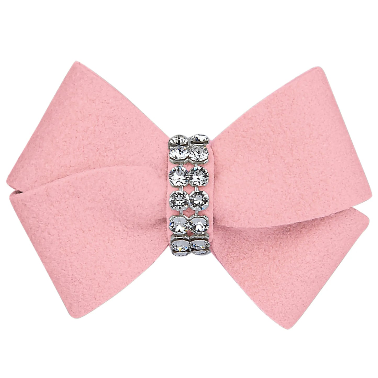 Susan Lanci Designs Nouveau Bow - Crystal Ultrasuede Dog Hair Bow