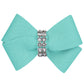 Susan Lanci Designs Nouveau Bow - Crystal Ultrasuede Dog Hair Bow