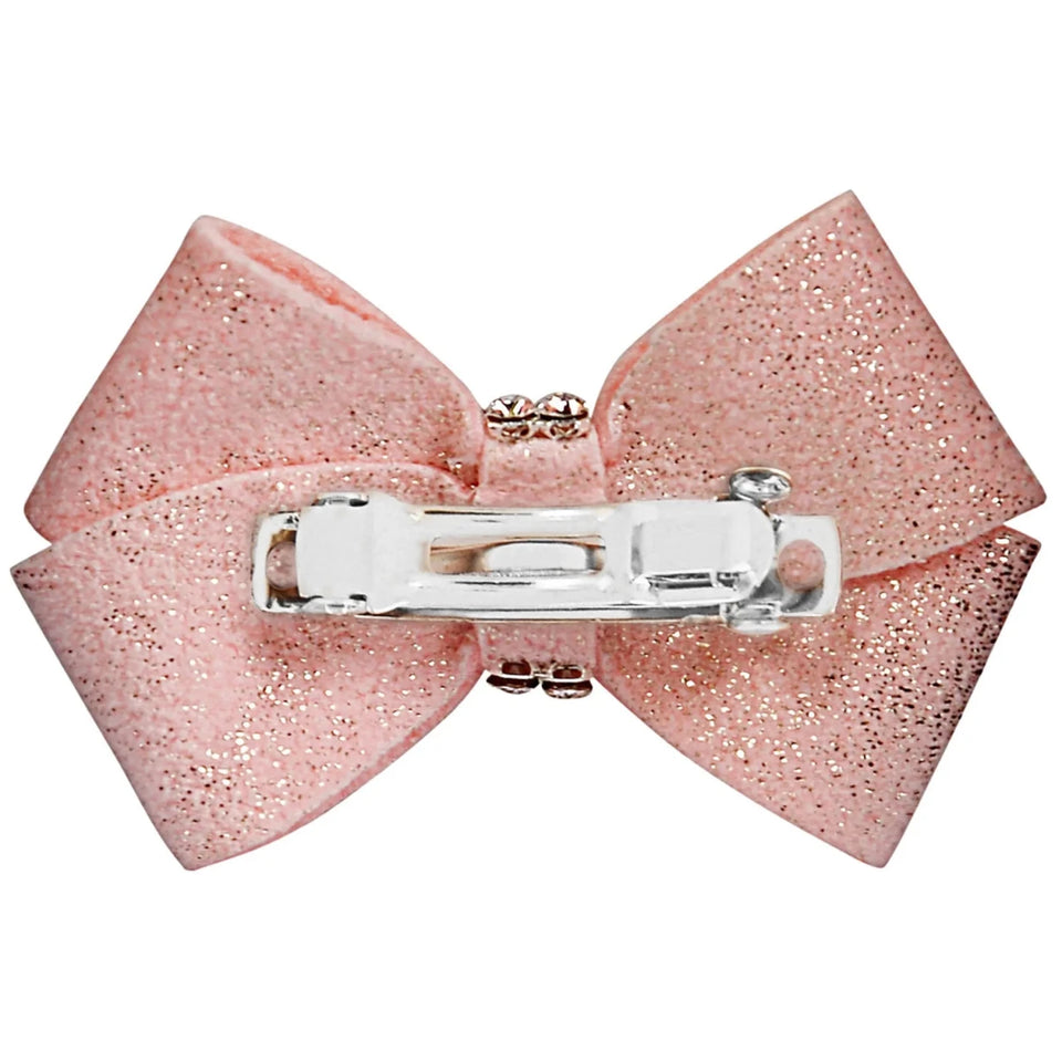 Susan Lanci Designs Glitzerati Nouveau Bow - Shimmer Dog Hair Bow, view 5