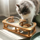 Elegant Glass Cat Food Bowl Set - Stylish And Functional Pet Dining Solution - Pets Perfect