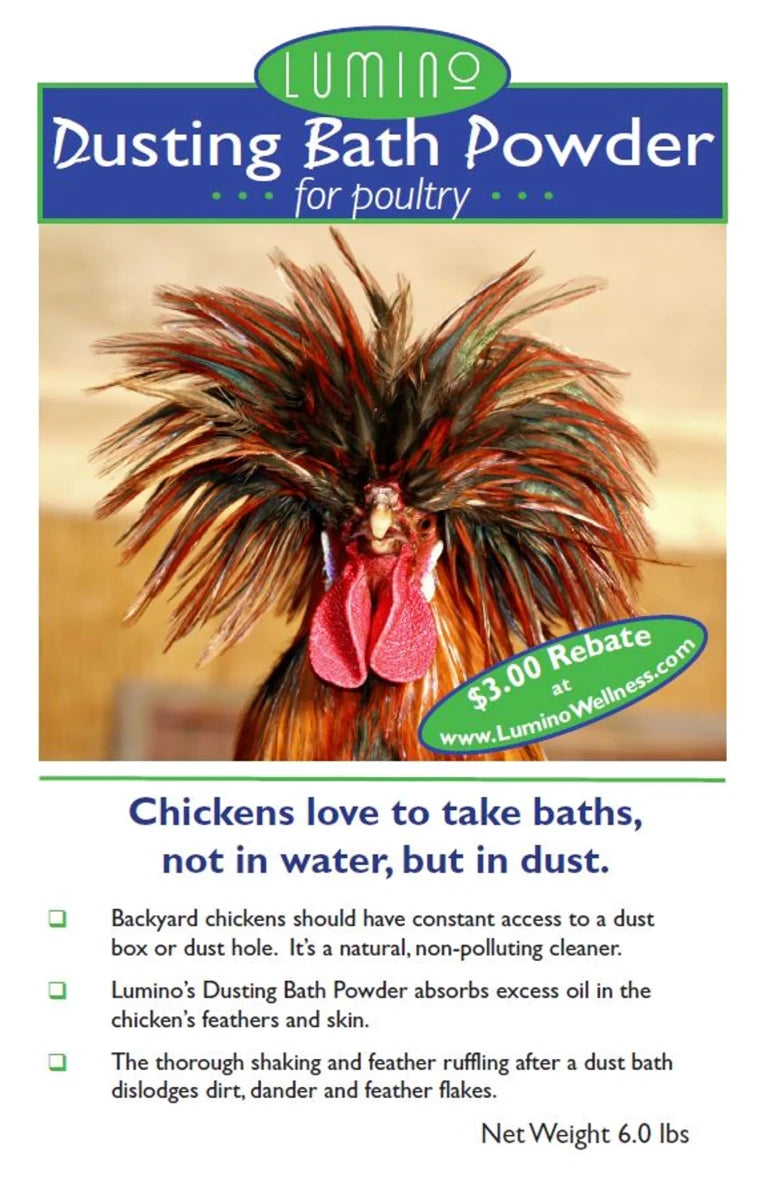 Dusting Bath Powder for Poultry, 6 LBS/1