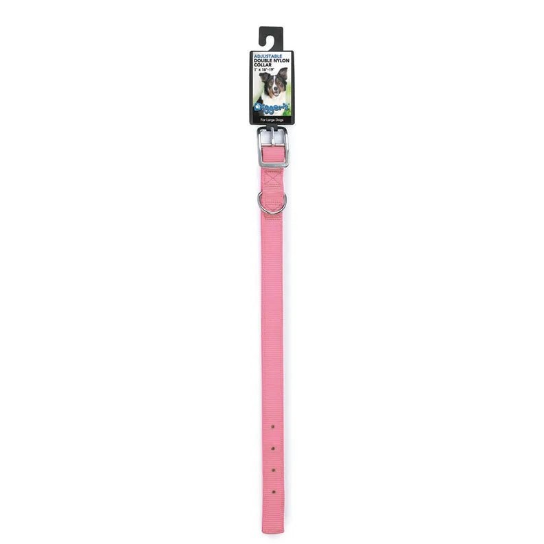 DGR 1 in Nylon Dog Collar 20 in Pink - Pets Perfect
