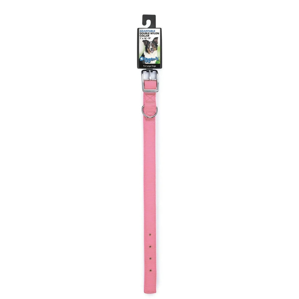 DGR 1 in Nylon Dog Collar 20 in Pink - Pets Perfect
