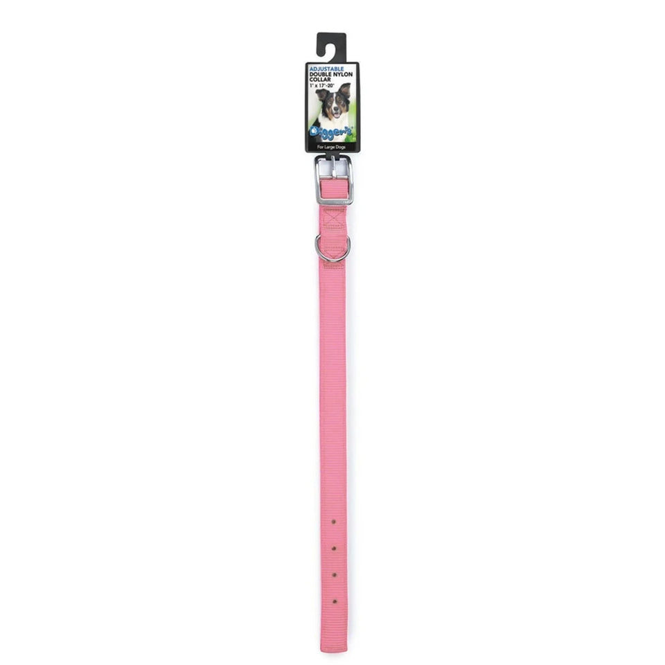 DGR 1 in Nylon Dog Collar 22 in Pink - Pets Perfect