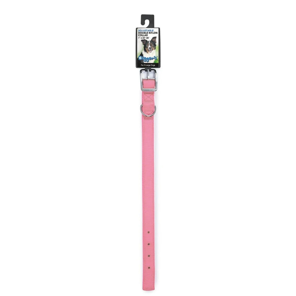 DGR 1 in Nylon Collar 28 in Neon Pink - Pets Perfect