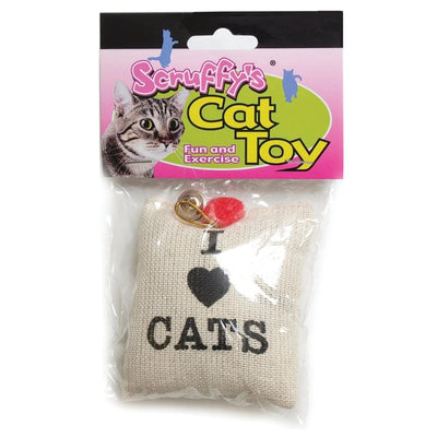 Scruffy's Catnip Burlap Sack - Pets Perfect