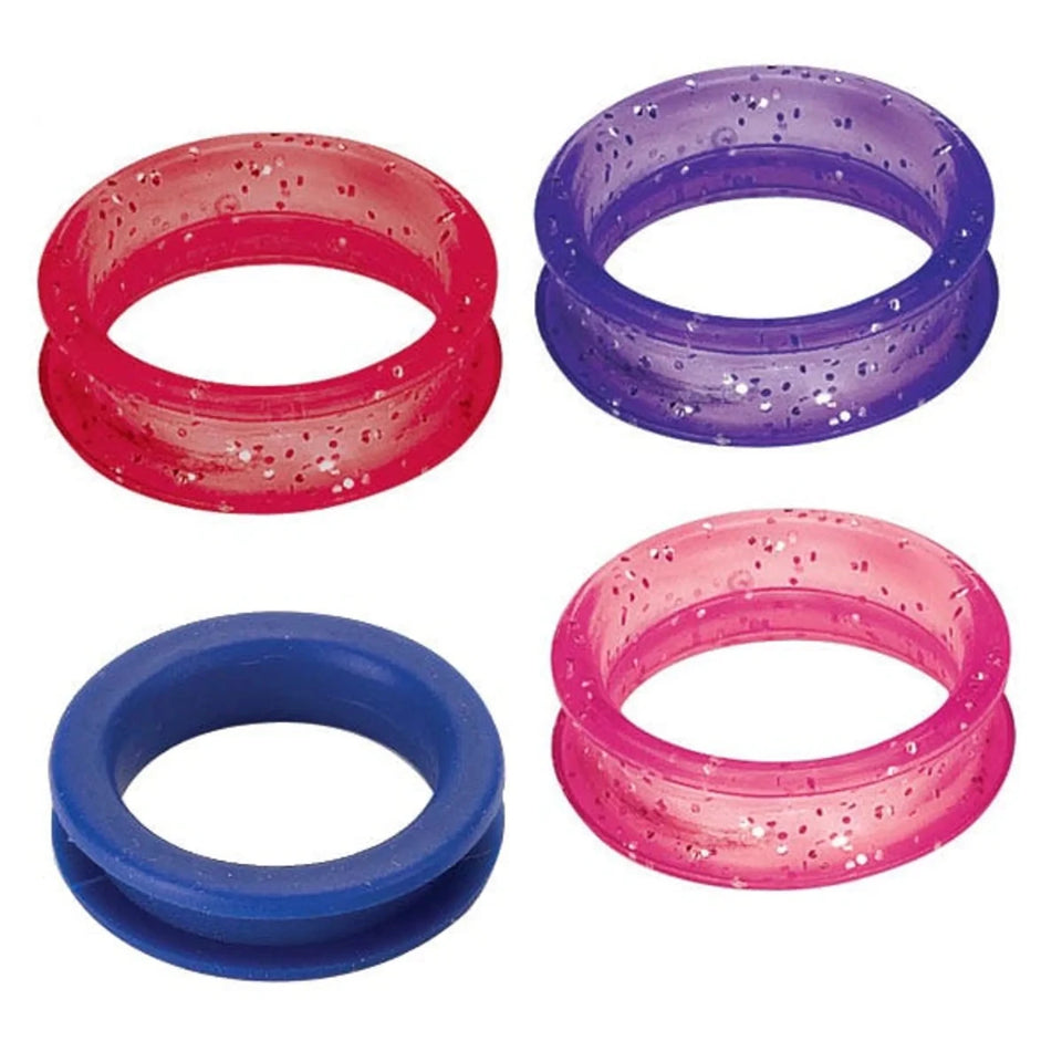 HR Rubber Thumb Ring Blue, view 3