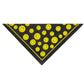 Top Performance Smiley Face Dog Bandana - Black