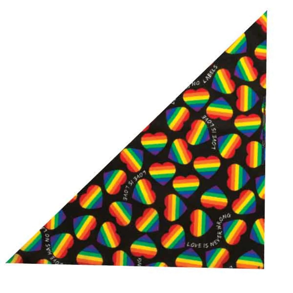 Top Performance Love is Love Dog Bandana, view 2