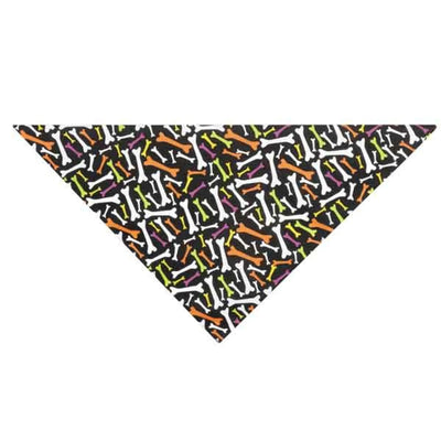 Top Performance Neon Bones Dog Bandana, 1
