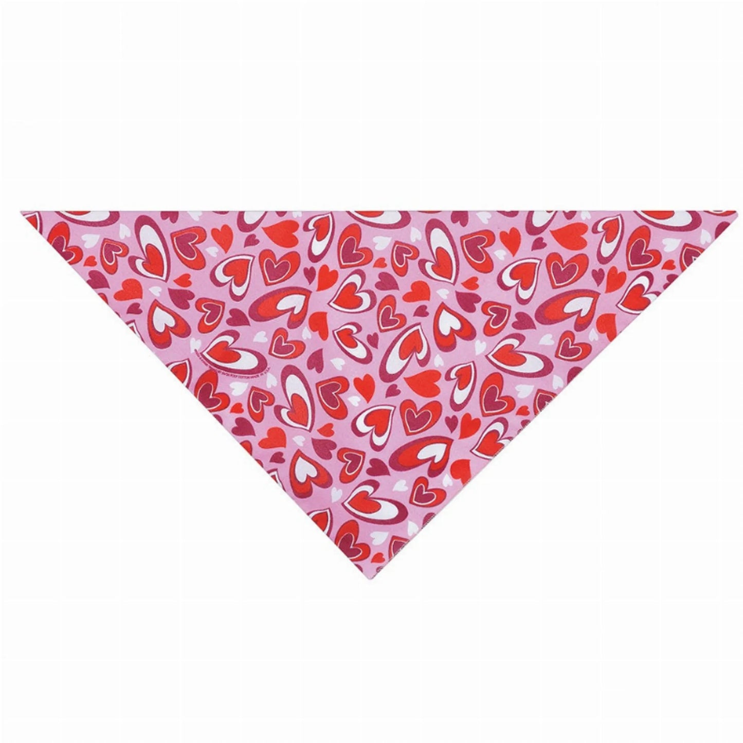 Top Performance Heartfelt Dog Bandana - Multicolor Hearts Valentine Tie-On Pet Bandana