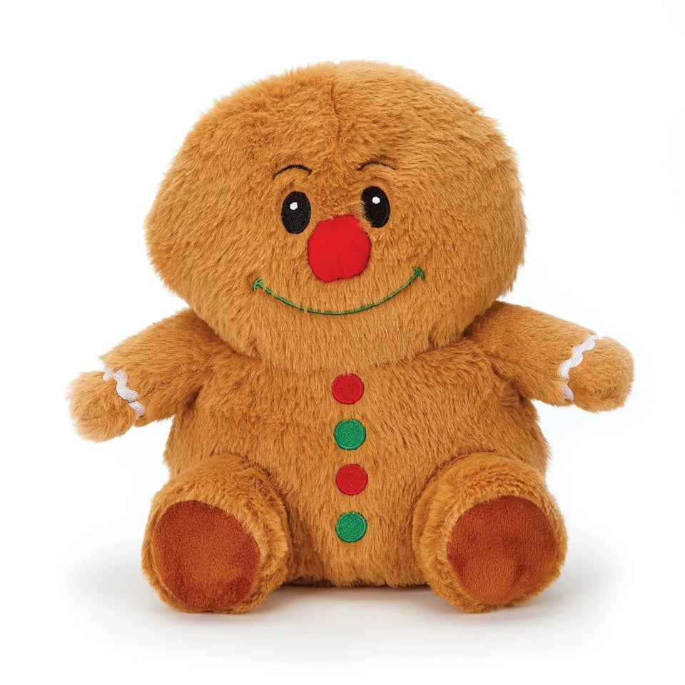 Chuckles Gingerbread Plush Dog Toy - Pets Perfect