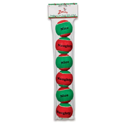 ZA Naughty or Nice Tennis ball 6 ct