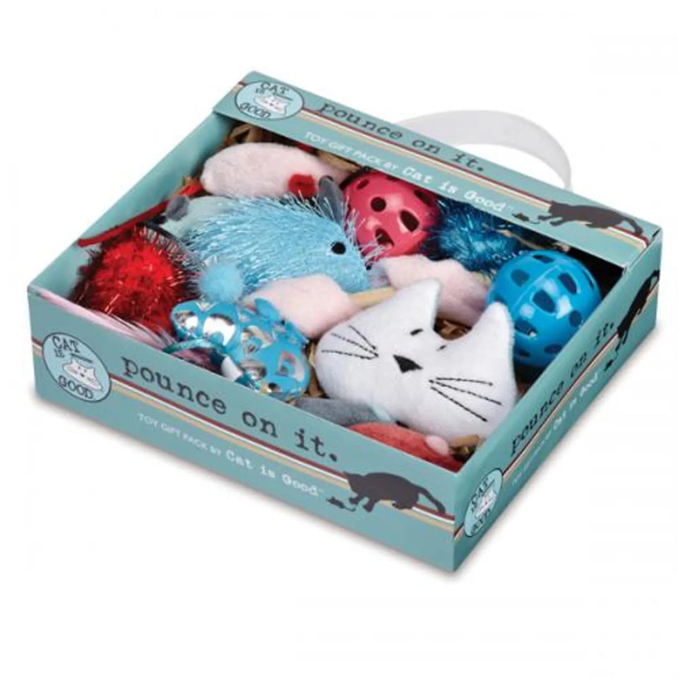 Cat is Good Pounce on It 12-Piece Gift Packs - Pets Perfect