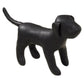 Black leather-like ES Dog Mannequin M Blk for pet supply displays and dog apparel showcasing at PetsPerfect.