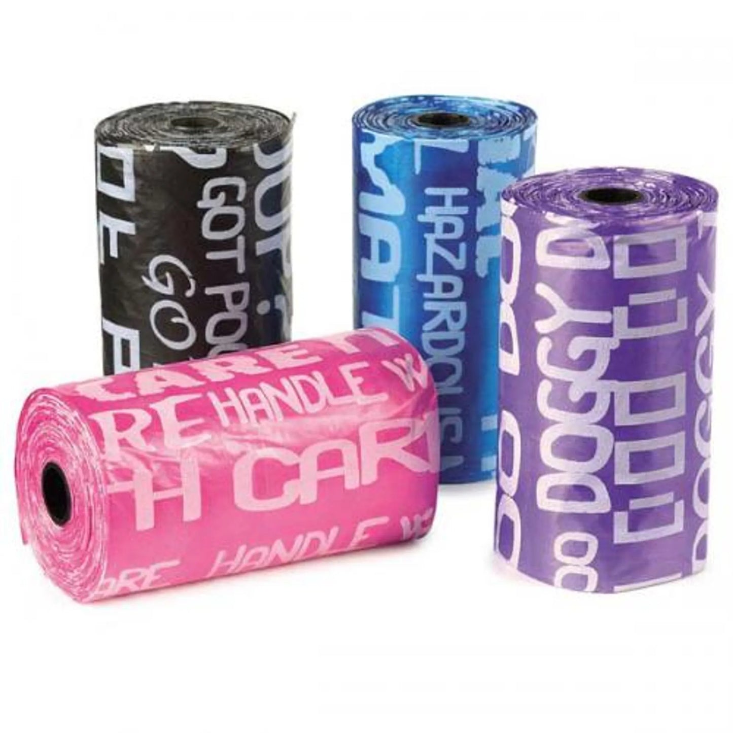 Clean Go Pet Waste Bags 8 Rolls Grafitti - Pets Perfect
