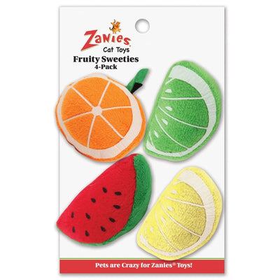ZA Fruity Sweeties Cat Toys 4 ct