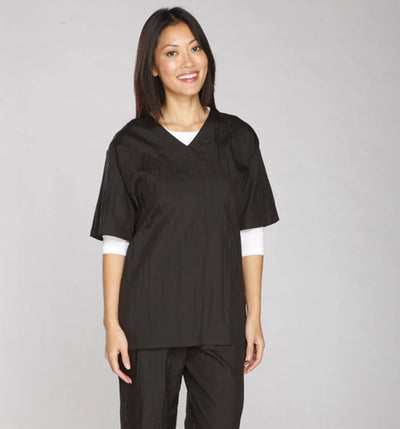 Top Performance V-Neck Grooming Smock, Black/MEDIUM