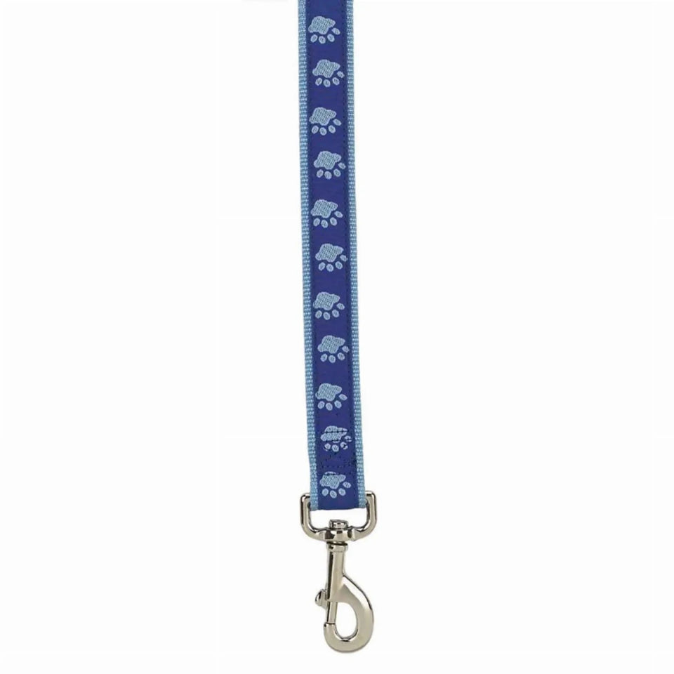 CC TwoTone Pawprint Lead 4Ftx5/8 in Black, view 3
