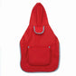 Zack & Zoey Reversible Pocket Raincoat for Dogs - Red & Yellow
