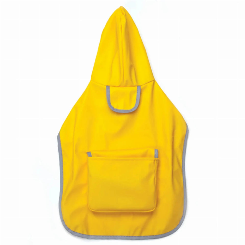 Zack & Zoey Reversible Pocket Raincoat for Dogs - Red & Yellow, XL/1, view 9