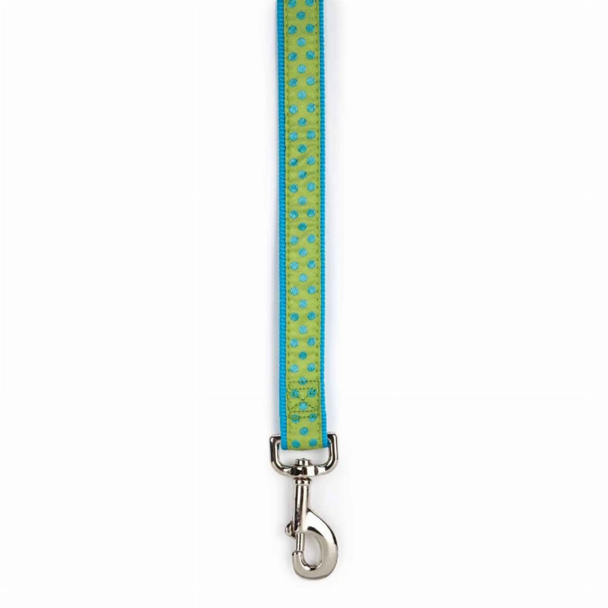 CC Polka Dot Lead 4Ftx5/8In Grn - Pets Perfect
