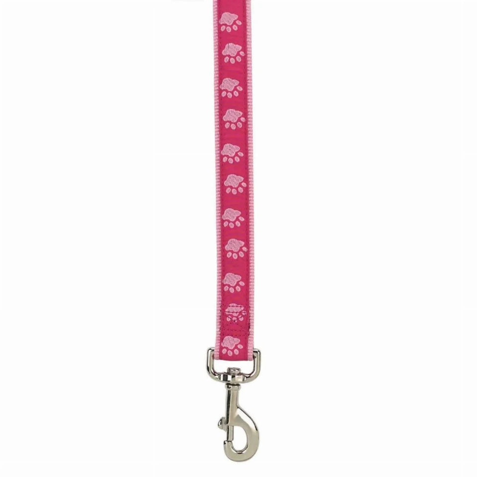 CC TwoTone Pawprint Lead 4Ftx5/8 in Black, view 10