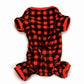 Casual Canine Buffalo Check Dog Pajamas