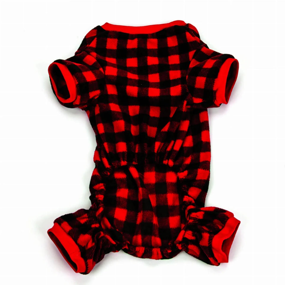 Casual Canine Buffalo Check Dog Pajamas, XL/1, view 4