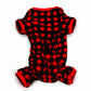 Casual Canine Buffalo Check Dog Pajamas