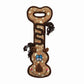 Zanies Corkie Friends Tough Tugger Dog Toy - Black & Brown