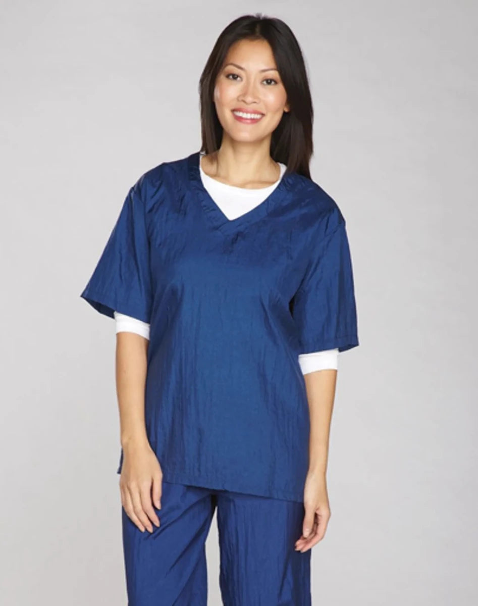 Top Performance V-Neck Grooming Smock, Purple/XL, view 9