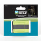 Guardian Gear reflective dog walk ankle bands packaging with a band displayed.