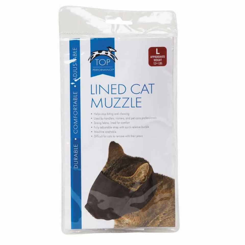TP Lined Nylon Cat Muzzle Large Over, 12 lb, view 2