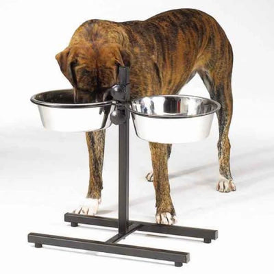 ProSelect Adjustable Diner with/Bowls 160 oz - Pets Perfect