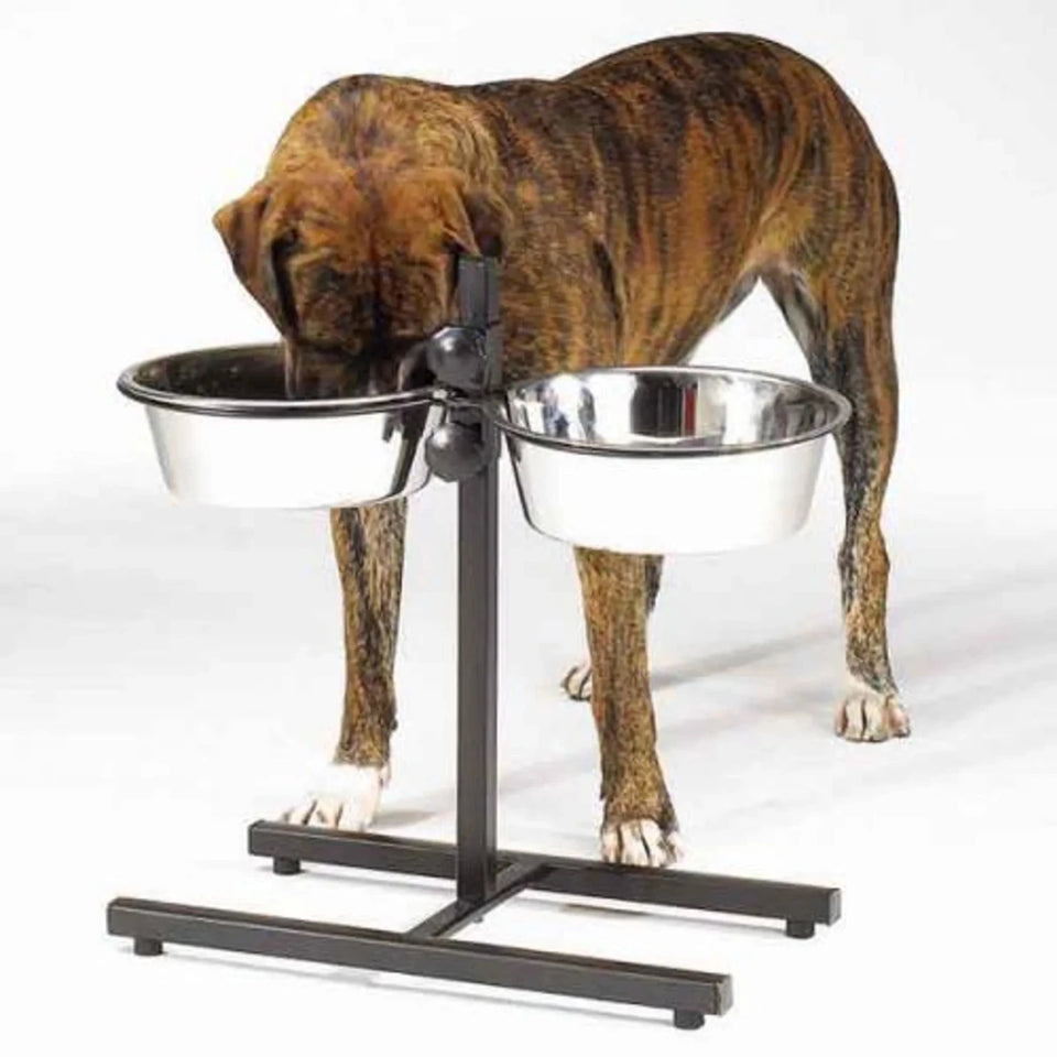ProSelect Adjustable Diner with/Bowls 160 oz - Pets Perfect