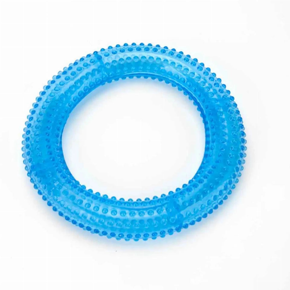 DGR Dog Treat Ring Clear Blue