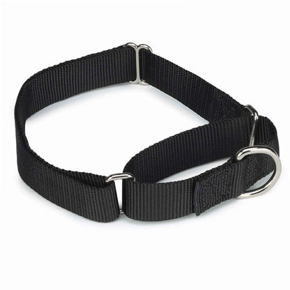 GG Nylon Martingale Collar 10-16In Blk