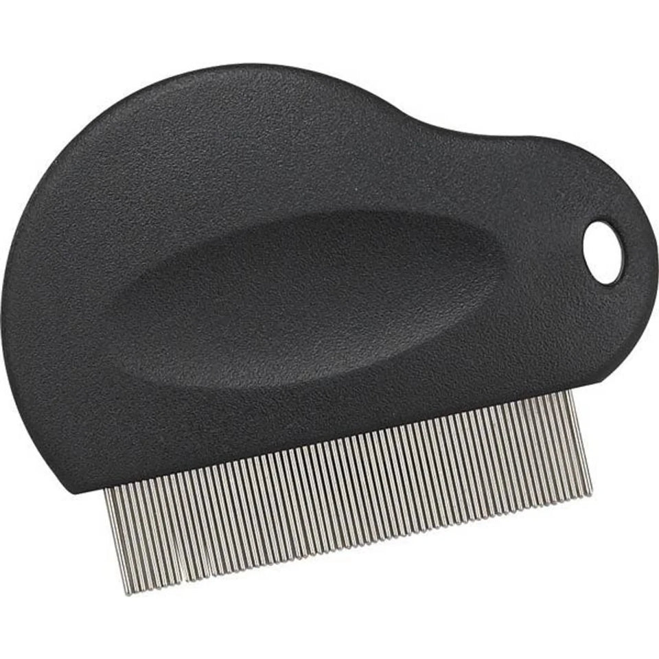 MG Contoured Grip Flea Comb, Purple/1, view 2