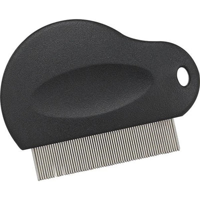 MG Contoured Grip Flea Comb, Black/1