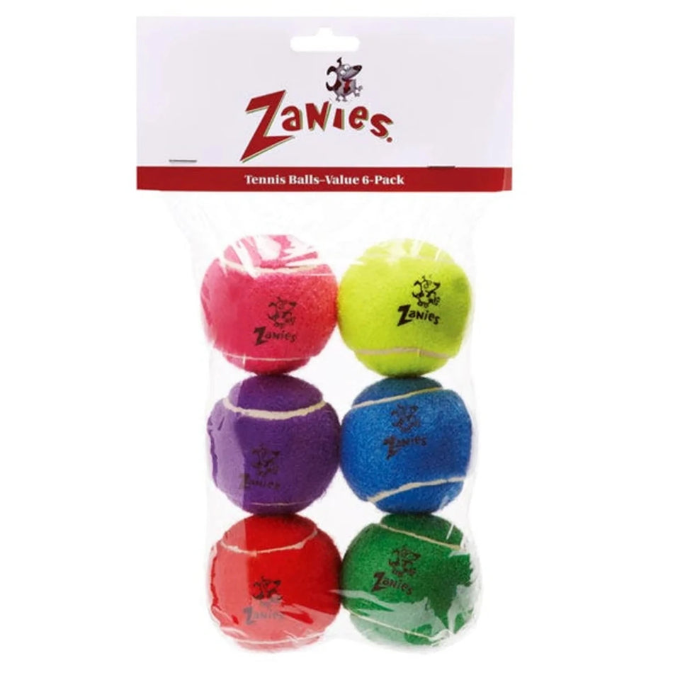 ZA Tennis Balls, 2.5 in 6 ct Assorted, view 3