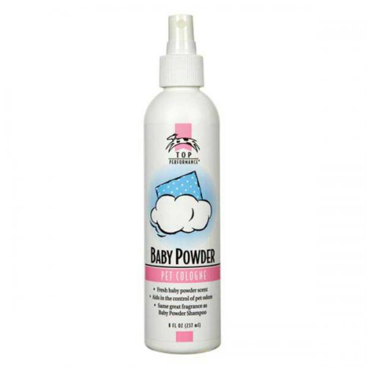 Top Performance Baby Powder Cologne Mist 8oz - Pets Perfect