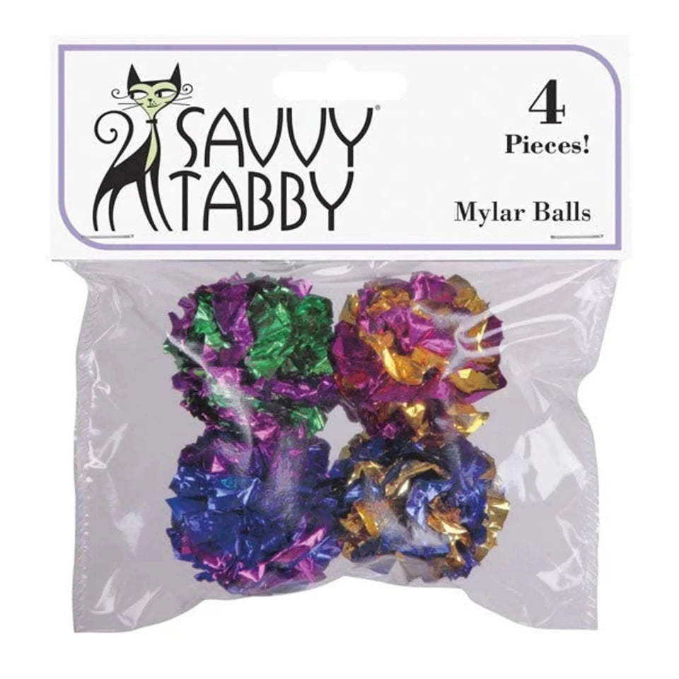 ST Mylar Balls 4 ct, view 3