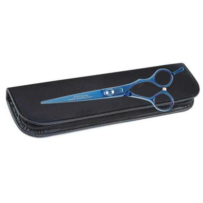 MG 5200 Blue Titanium Straight Grooming Shears, 6.5IN/1