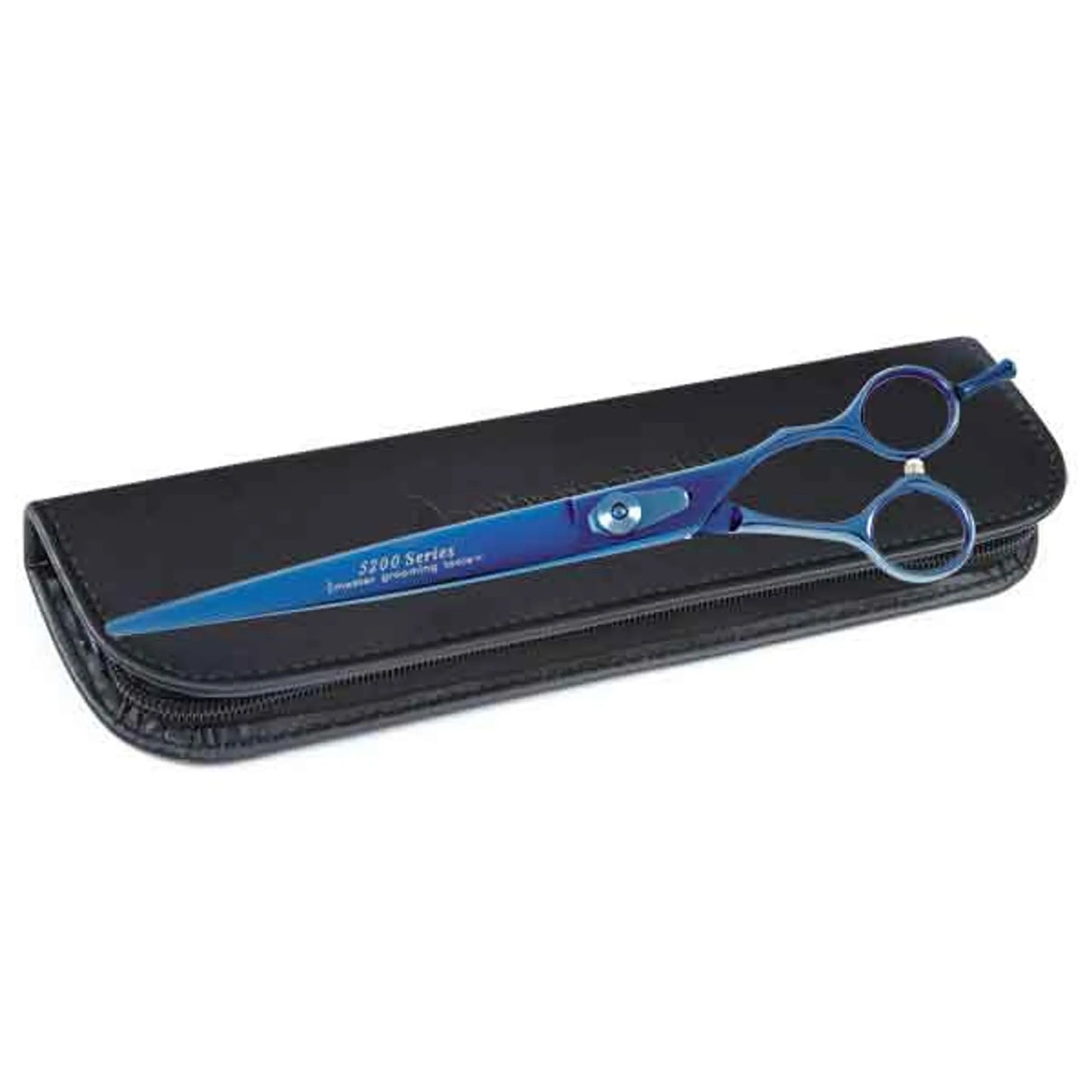 MG 5200 Blue Titanium Straight Grooming Shears